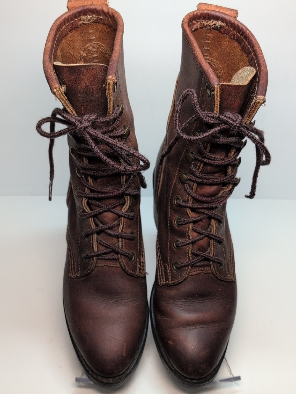 Darango vintage Packer lace up mid-calf Vibram boots women's size 6 - Picture 11 of 15